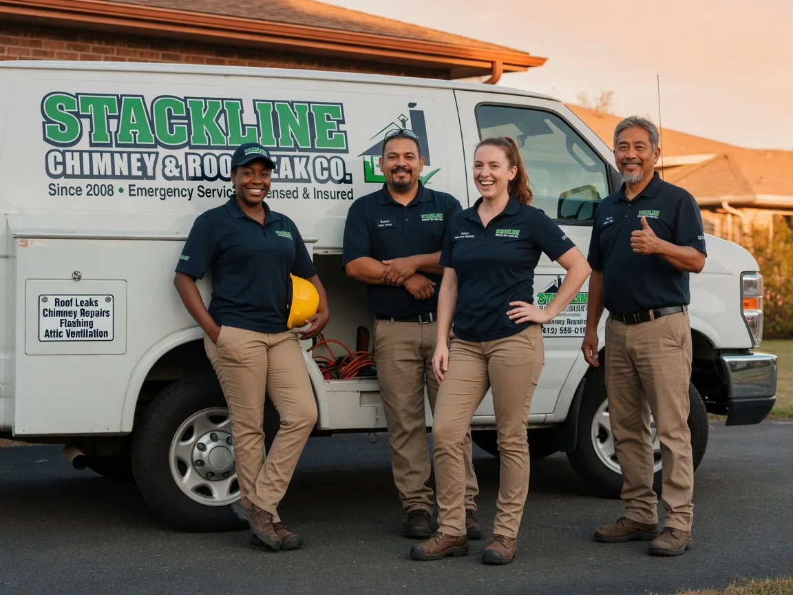 Chimney flashing repair company in New Columbia, PA